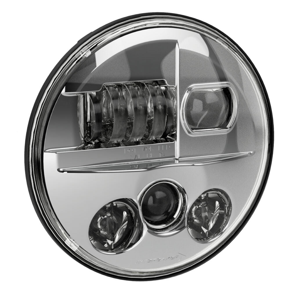 Model 8730 Shallow 7″ Round LED Headlights