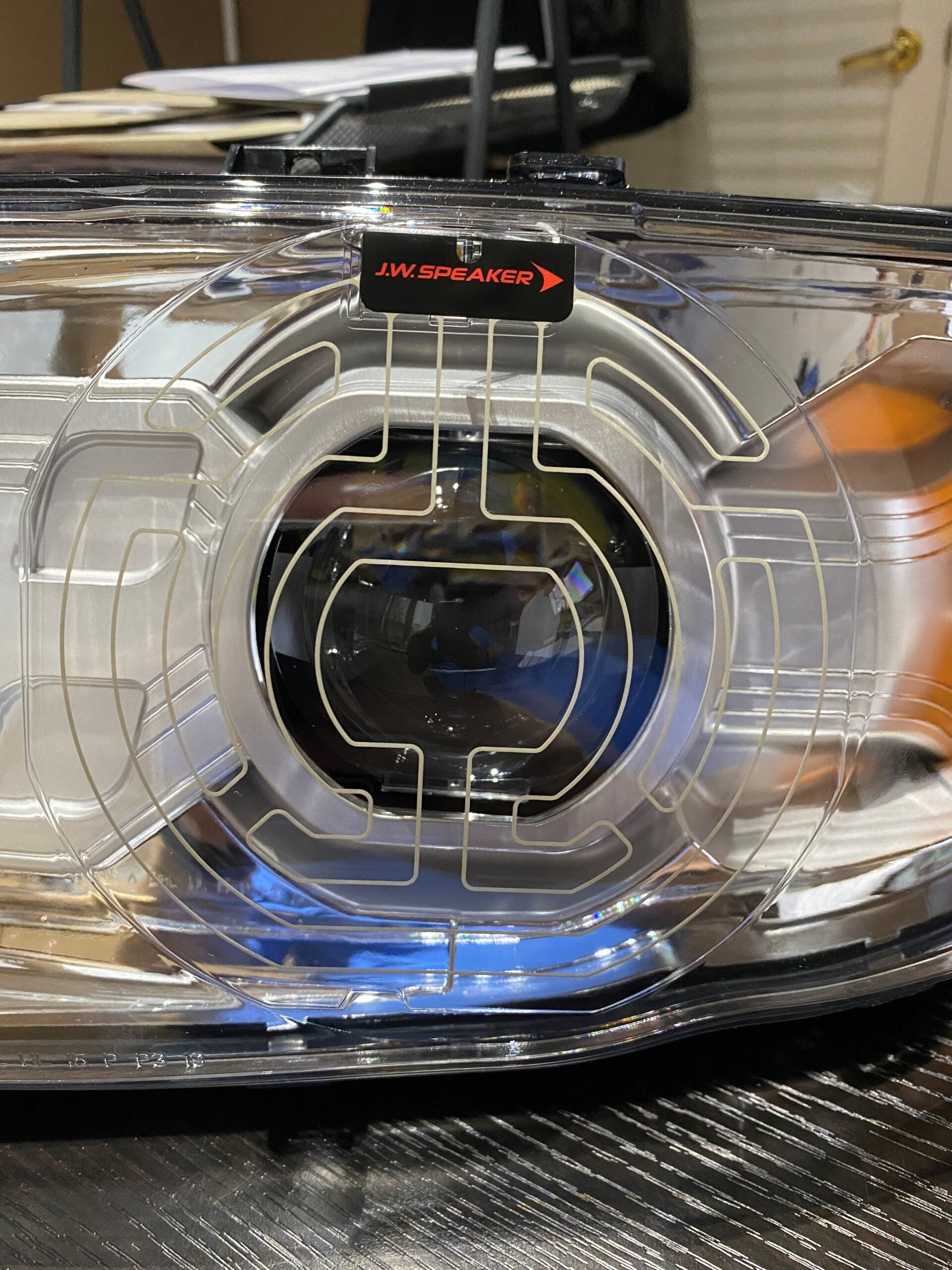 Chrome Heated Model 9600 Pod Lights for Peterbilt Trucks!