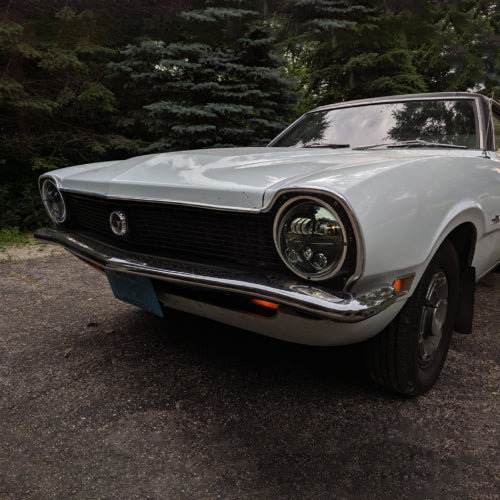 Model 8730 Shallow 7″ Round LED Headlights