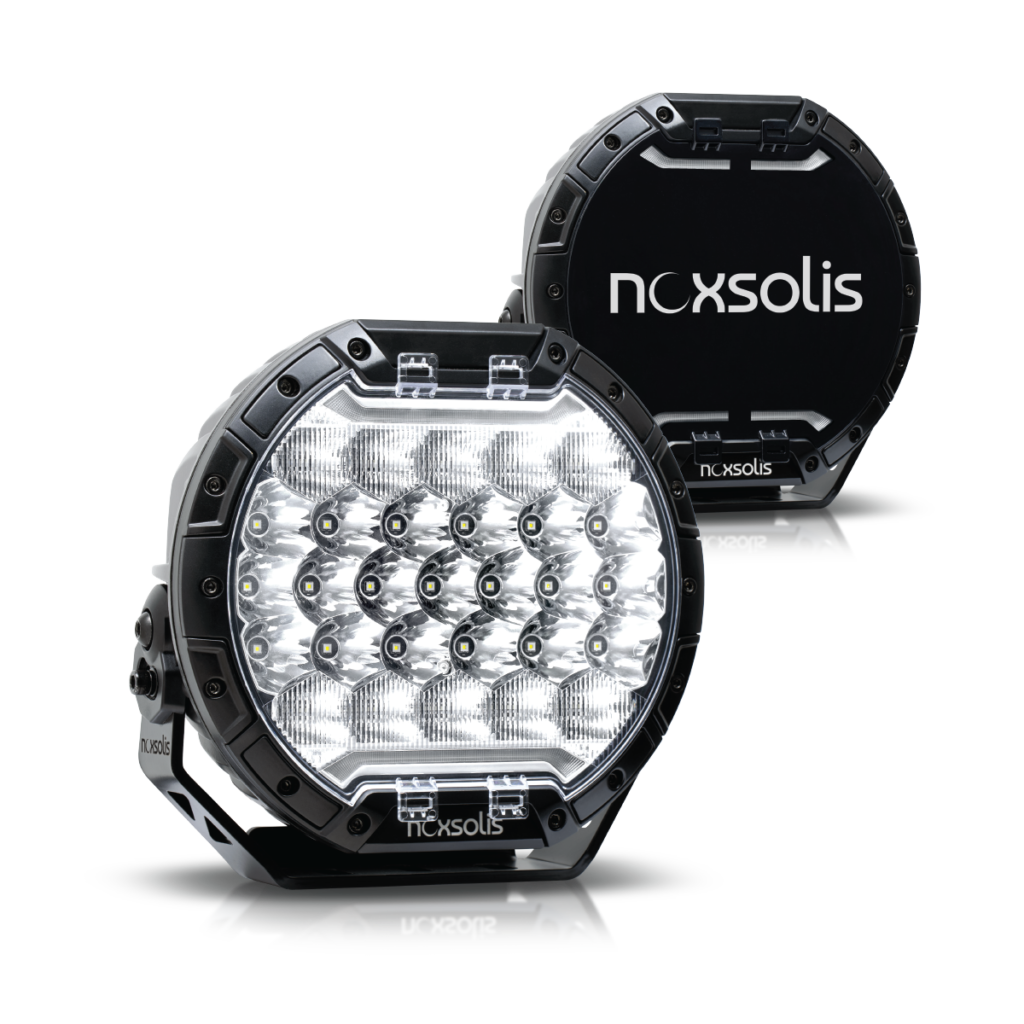 NX930 – 8.5″ LED Driving Light with Dual-Colour Front Position Lights | 16,500 Lumens! (33,000 Lumens/pair)