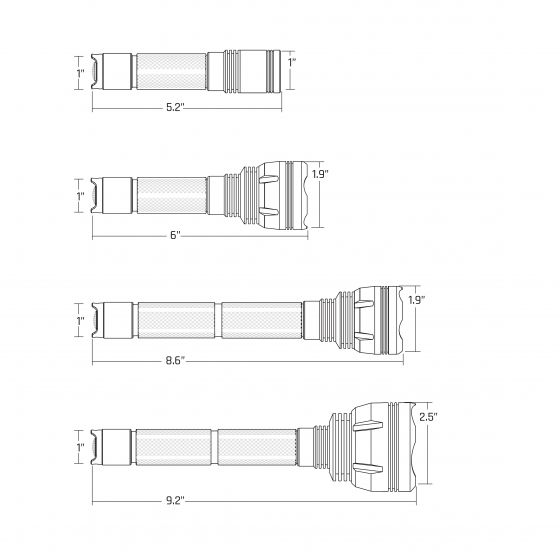 Rigid RI-Series Flashlights