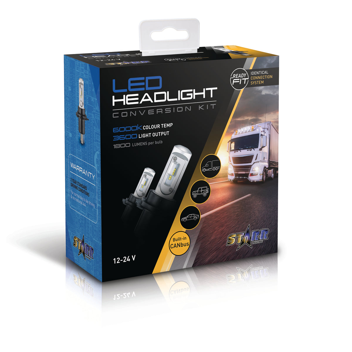 STARR 3600 ReadyFit LED Bulb Kit